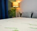Nepromokavý bambusový chránič matrace 200x200 cm